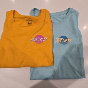 Nike Just Do It Tanks- Pair Of 2 Size Large